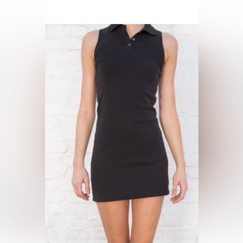 Brandy Melville Black Polo Mini Dress